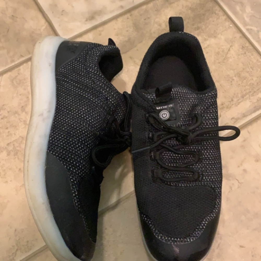 Boys Light Up rechargeable Skechers